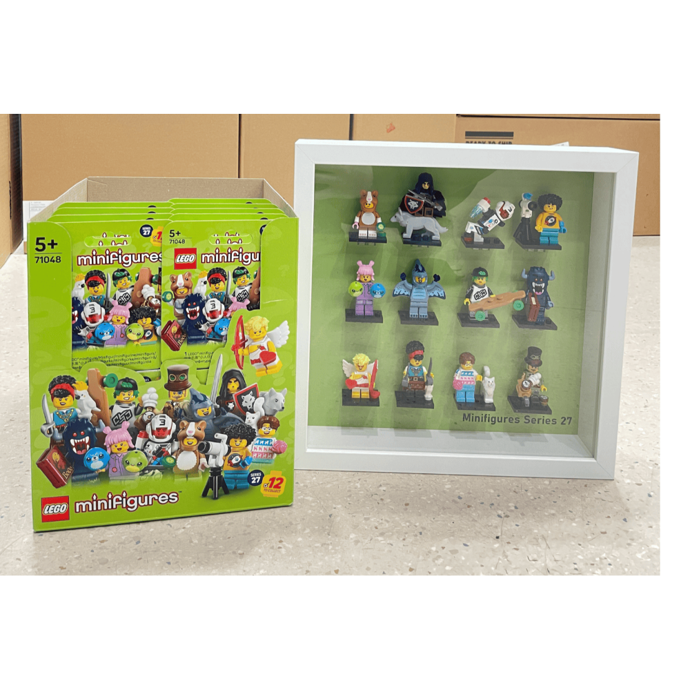 ［想樂］全新 樂高 LEGO 人偶框 人偶 立架 掛勾 展示框 相框 71050 71047 71046 71045-規格圖9
