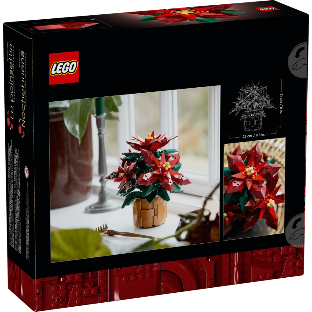 ［想樂］全新 樂高 LEGO 10370 聖誕紅 聖誕節 Poinsettia-細節圖2