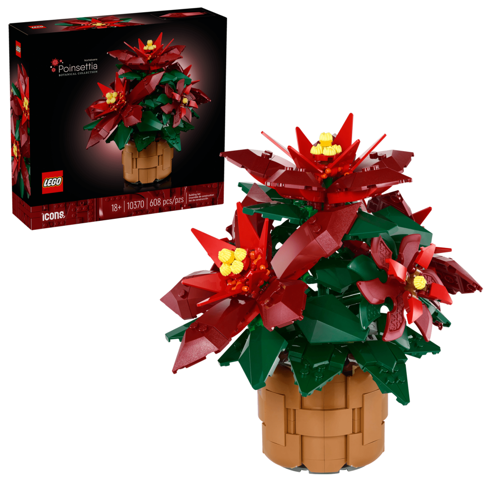 ［想樂］全新 樂高 LEGO 10370 聖誕紅 聖誕節 Poinsettia-細節圖8