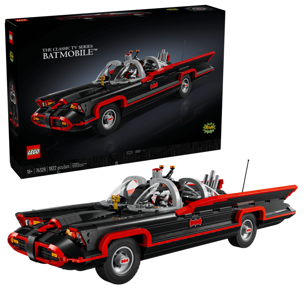 ［想樂］全新 樂高 LEGO 76328 DC 蝙蝠俠 經典電視影集 蝙蝠車 Batman Batmobile-細節圖7