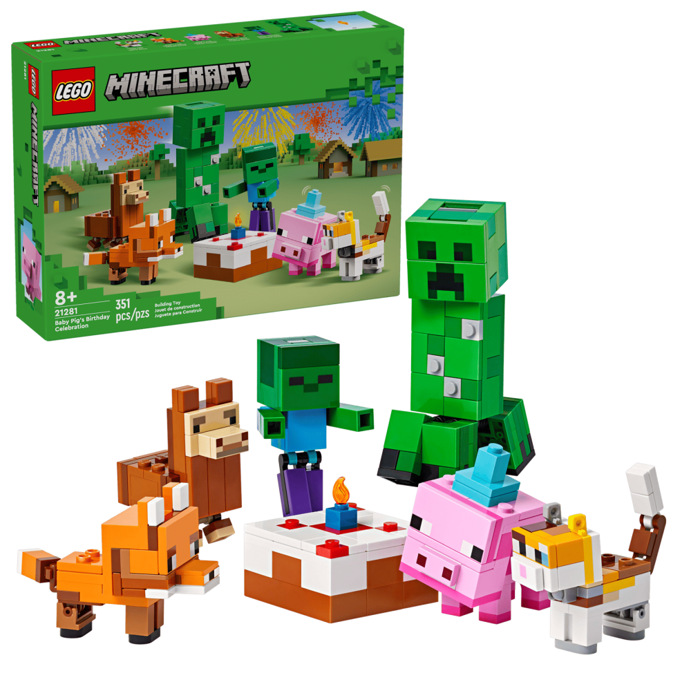 ［想樂］全新 樂高 LEGO 21281 Minecraft 創世神 Baby Pig＇s Birthday-細節圖9