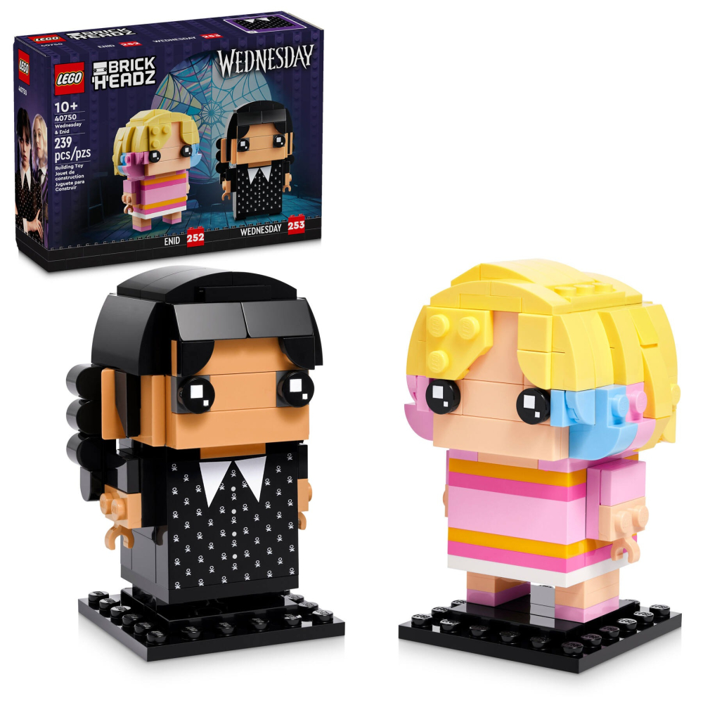 ［想樂］全新 樂高 LEGO 40750 BrickHeadz 《星期三》 Wednesday & Enid-細節圖7