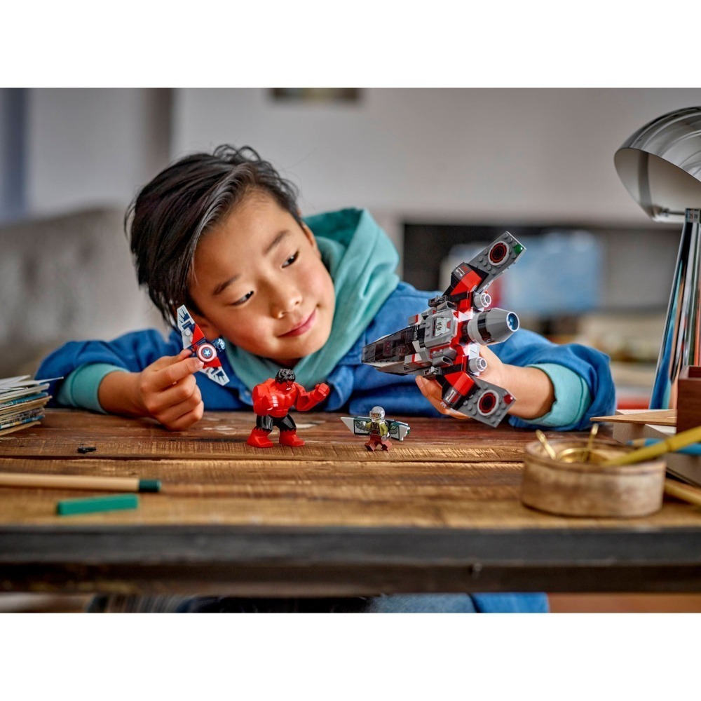 ［想樂］全新 樂高 LEGO 76292 Marvel 漫威 美國隊長與紅浩克的對決-細節圖9