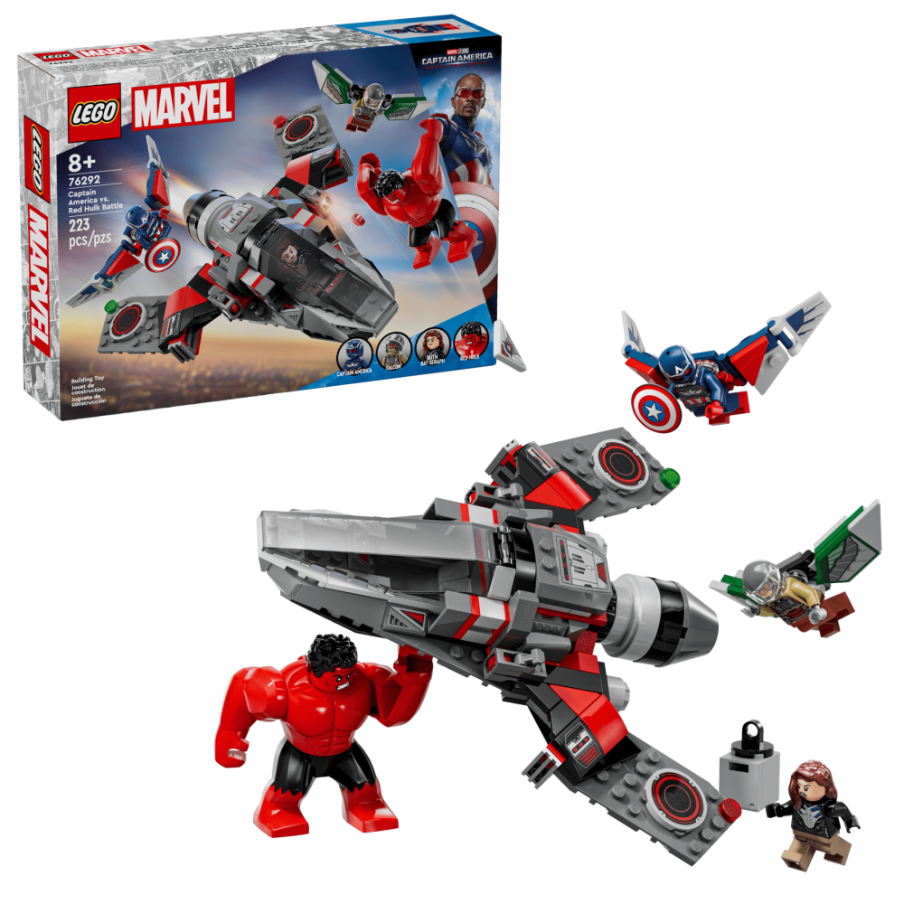 ［想樂］全新 樂高 LEGO 76292 Marvel 漫威 美國隊長與紅浩克的對決-細節圖11