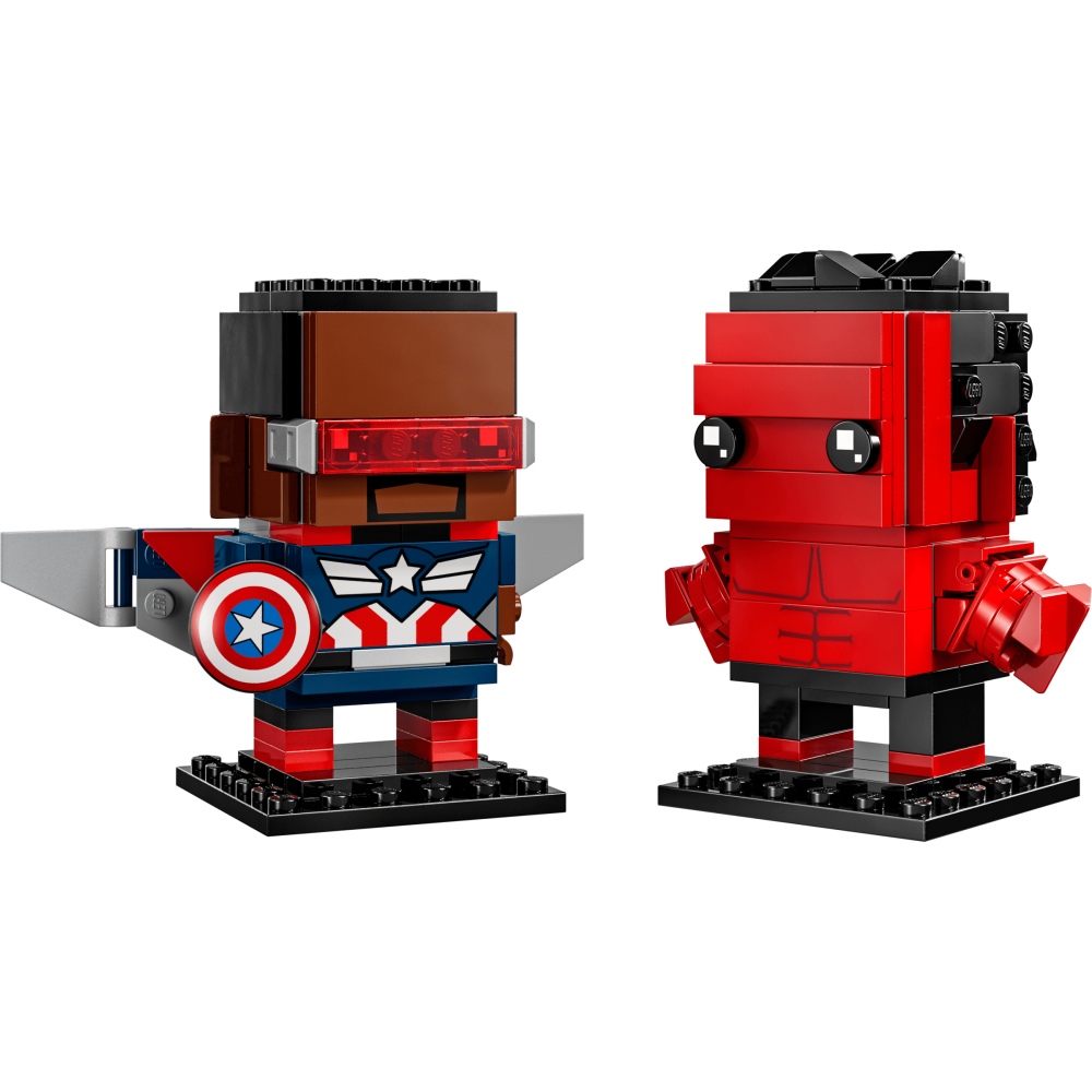 ［想樂］全新 樂高 LEGO 40668 Brickheadz Marvel 漫威 美國隊長 紅浩克-細節圖3