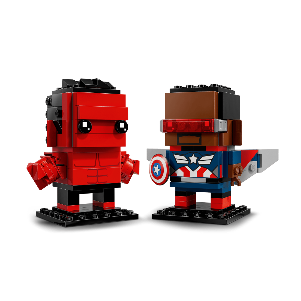 ［想樂］全新 樂高 LEGO 40668 Brickheadz Marvel 漫威 美國隊長 紅浩克-細節圖5