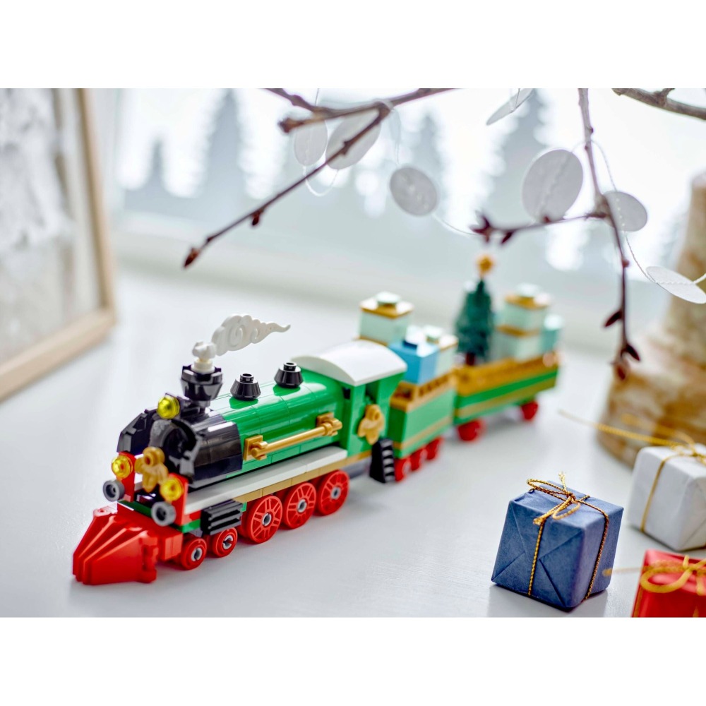 ［想樂］全新 樂高 LEGO 40700 聖誕節 冬季火車 Winter Holiday Train-細節圖4