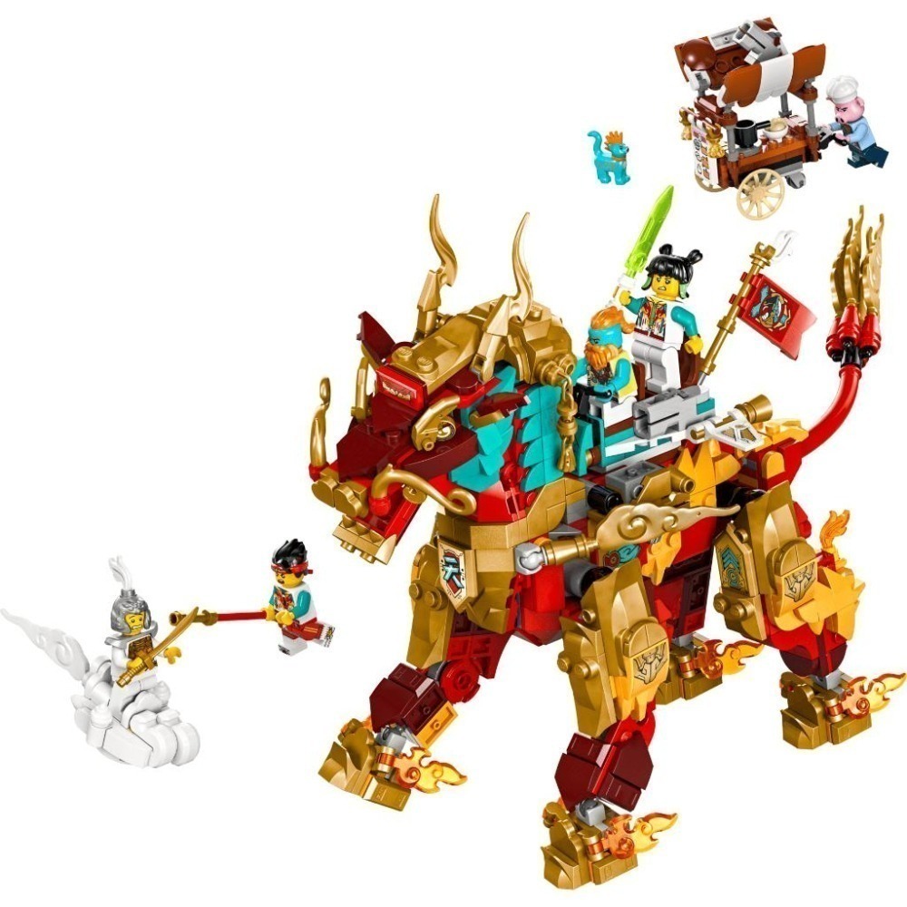 ［想樂］全新 樂高 LEGO 80066 悟空小俠 Monkie Kid 神獸火麒麟-細節圖3