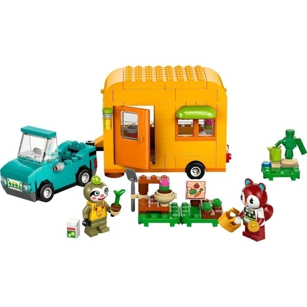 ［想樂］全新 樂高 LEGO 77054 動物森友會 然然的旅行車&園藝店-細節圖3