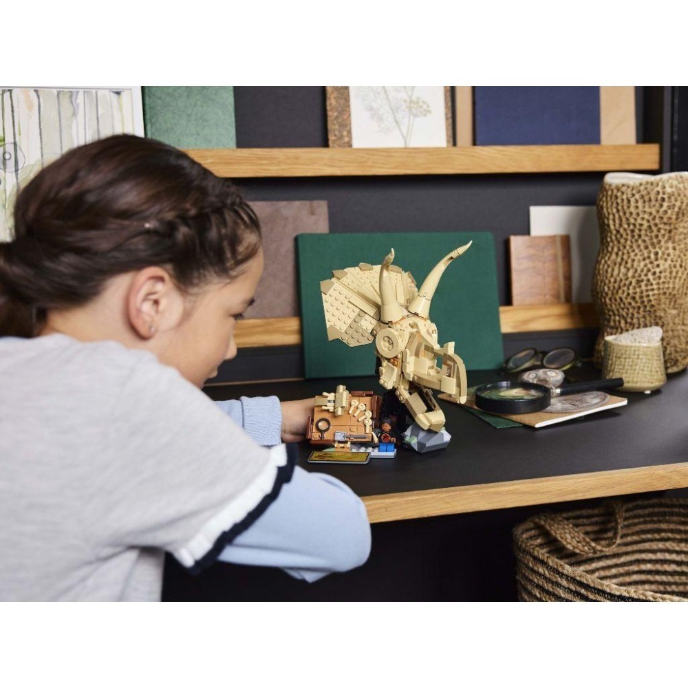 ［想樂］全新 樂高 LEGO 76969 Jurassic World 侏儸紀世界 恐龍化石 三角龍頭骨-細節圖6