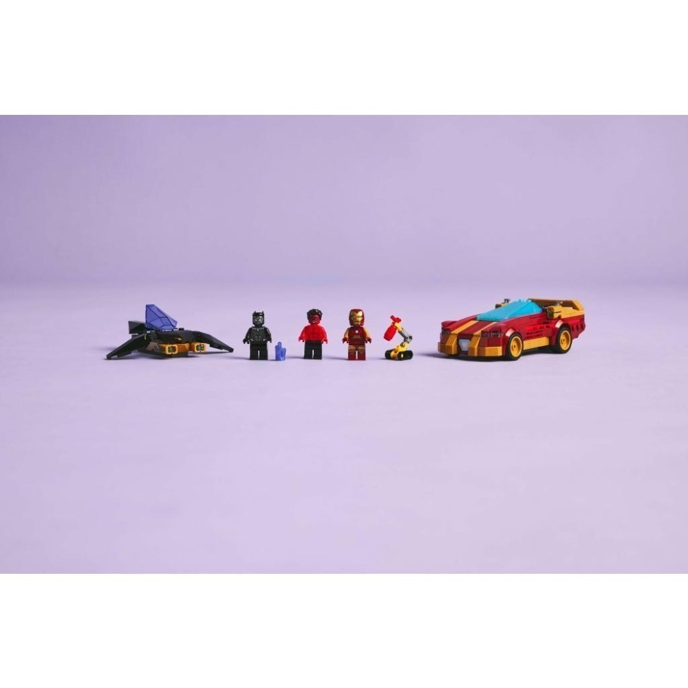 ［想樂］全新 樂高 LEGO 76310 Marvel 漫威 鋼鐵人汽車和黑豹 vs. 浩克-細節圖9