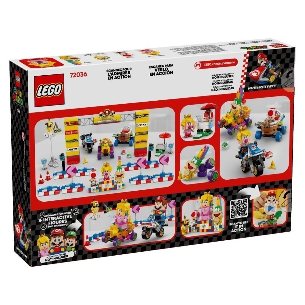 ［想樂］全新 樂高 LEGO 72036 Super Mario 瑪利歐賽車™ 碧姬寶寶與大獎賽組合-細節圖2