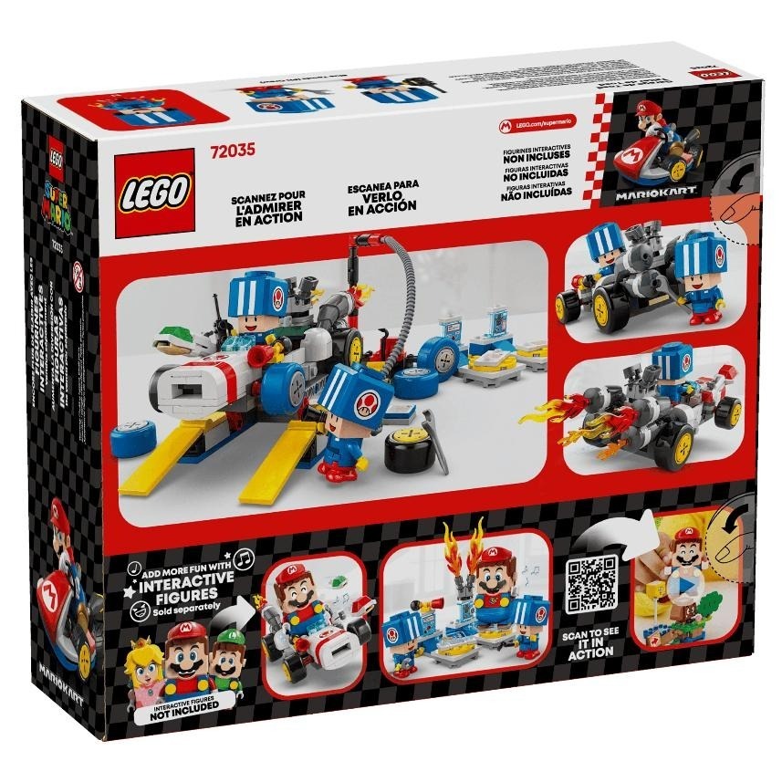 ［想樂］全新 樂高 LEGO 72035 Super Mario 瑪利歐賽車™ 奇諾比奧的車庫-細節圖2