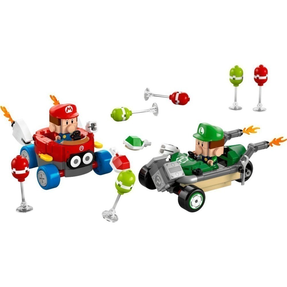 ［想樂］全新 樂高 LEGO 72034 Super Mario 瑪利歐賽車™ 瑪利歐寶寶vs路易吉寶寶-細節圖3