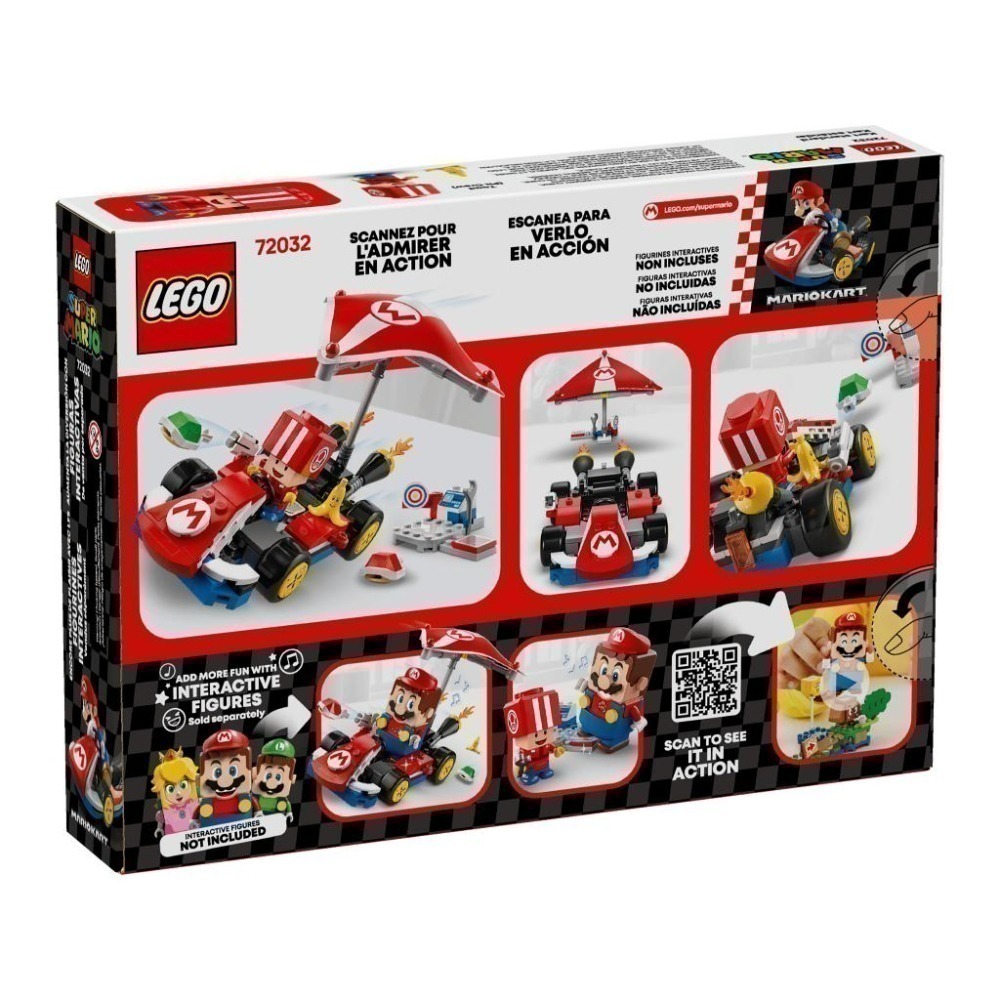 ［想樂］全新 樂高 LEGO 72032 Super Mario 瑪利歐賽車™ 標準車-細節圖2