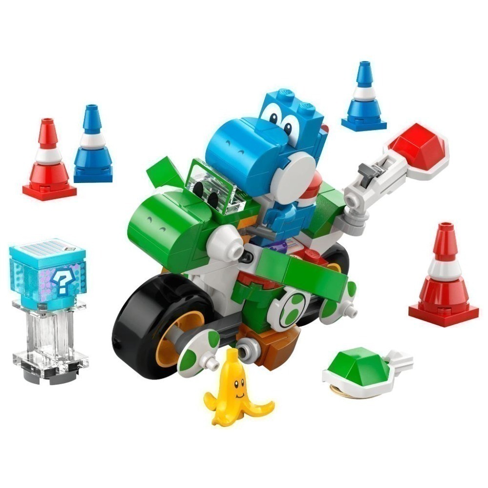 ［想樂］全新 樂高 LEGO 72031 Super Mario 瑪利歐賽車™ 耀西摩托車-細節圖3