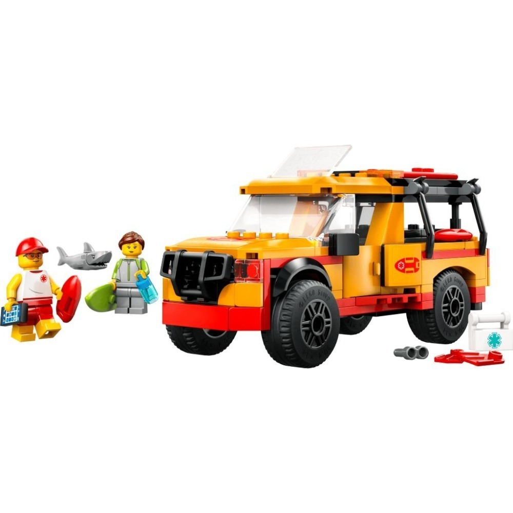 ［想樂］全新 樂高 LEGO 60453 City 城市 救生員海灘救援車-細節圖3