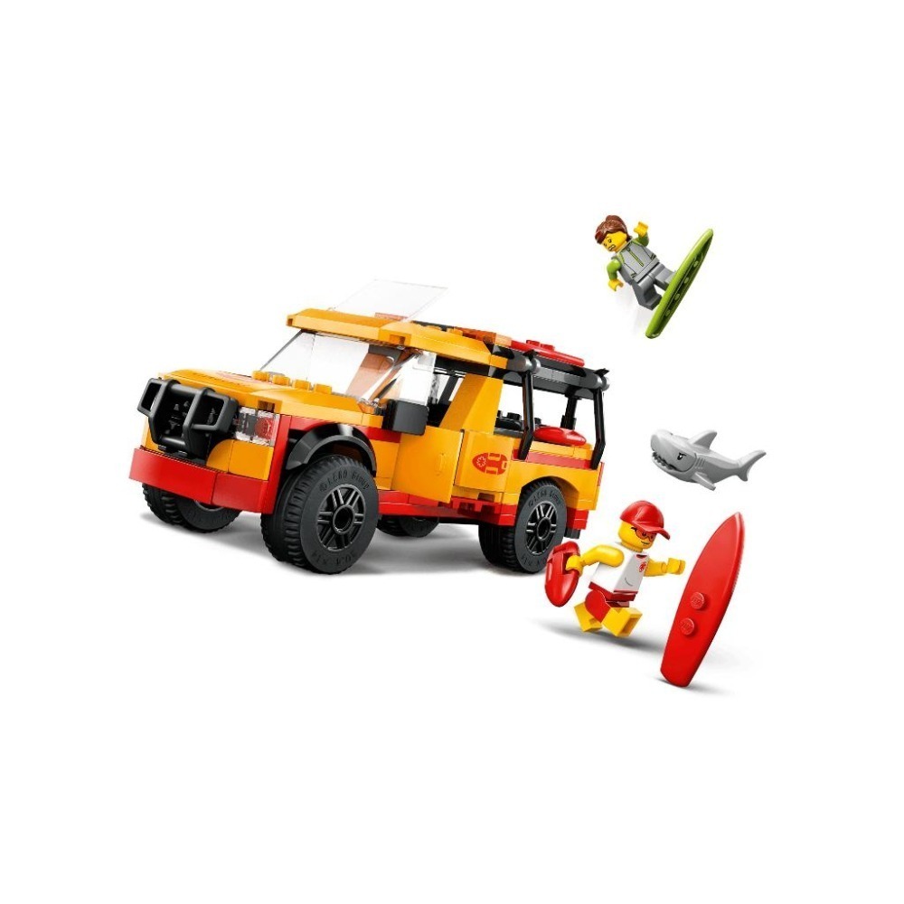［想樂］全新 樂高 LEGO 60453 City 城市 救生員海灘救援車-細節圖4