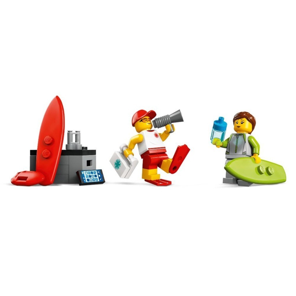 ［想樂］全新 樂高 LEGO 60453 City 城市 救生員海灘救援車-細節圖5