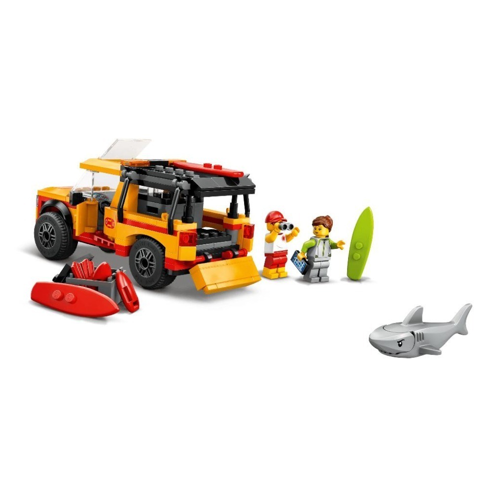 ［想樂］全新 樂高 LEGO 60453 City 城市 救生員海灘救援車-細節圖6