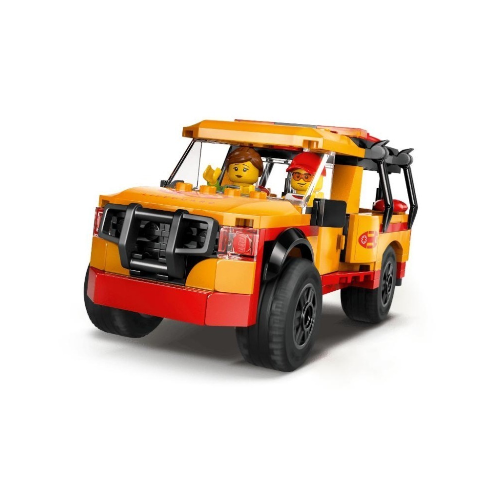 ［想樂］全新 樂高 LEGO 60453 City 城市 救生員海灘救援車-細節圖7