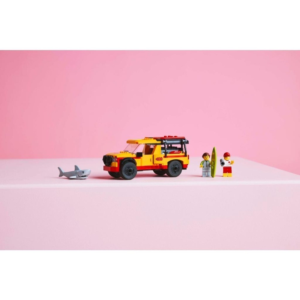 ［想樂］全新 樂高 LEGO 60453 City 城市 救生員海灘救援車-細節圖9