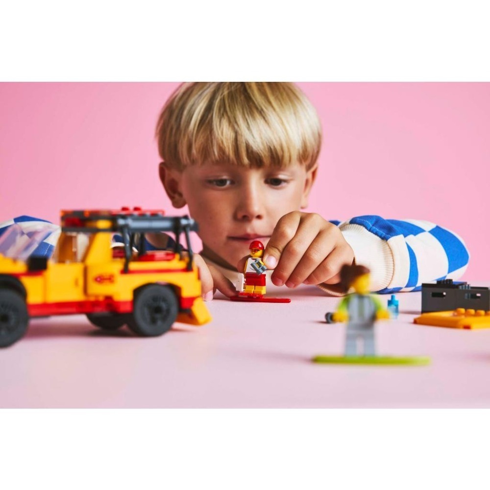 ［想樂］全新 樂高 LEGO 60453 City 城市 救生員海灘救援車-細節圖8