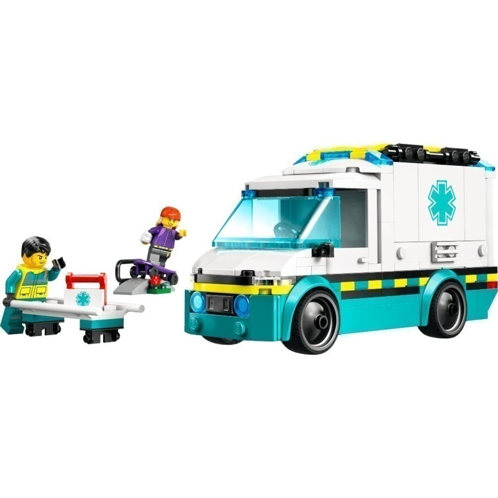 ［想樂］全新 樂高 LEGO 60451 City 城市 緊急救護車-細節圖3
