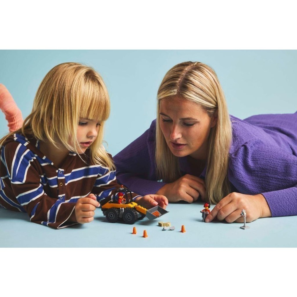 ［想樂］全新 樂高 LEGO 60450 City 城市 黃色工程輪式裝載機-細節圖5