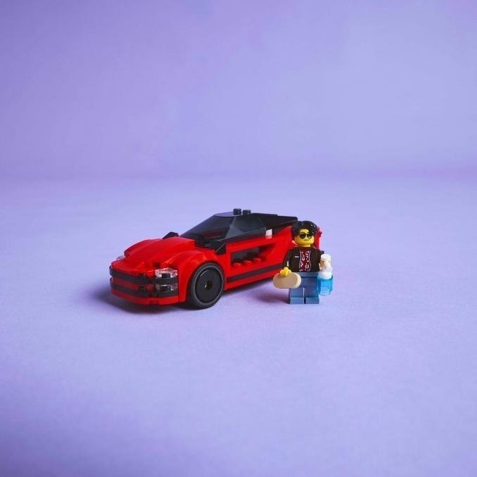 ［想樂］全新 樂高 LEGO 60448 City 城市 紅色跑車-細節圖9