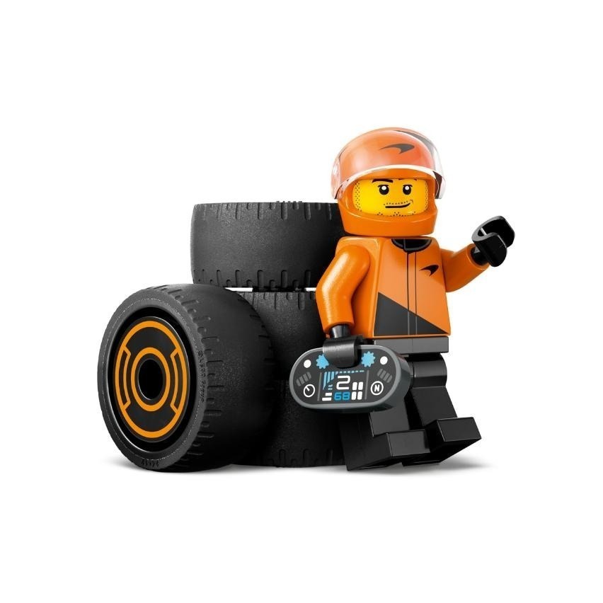 ［想樂］全新 樂高 LEGO 60442 City 城市 F1 賽車手和 McLaren 賽車-細節圖4
