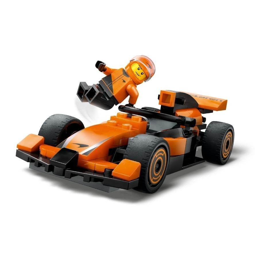 ［想樂］全新 樂高 LEGO 60442 City 城市 F1 賽車手和 McLaren 賽車-細節圖5
