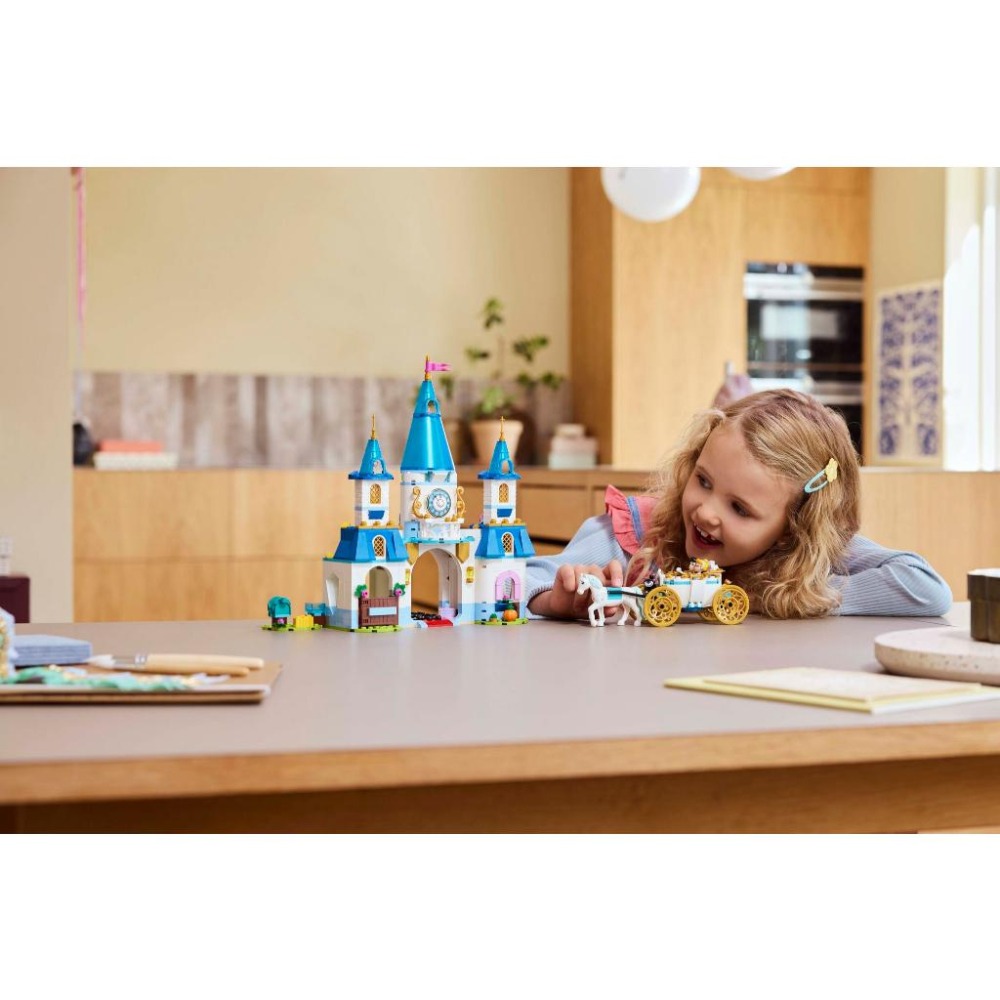 ［想樂］全新 樂高 LEGO 43275 Disney 迪士尼 仙杜瑞拉 灰姑娘的城堡和馬車-細節圖8