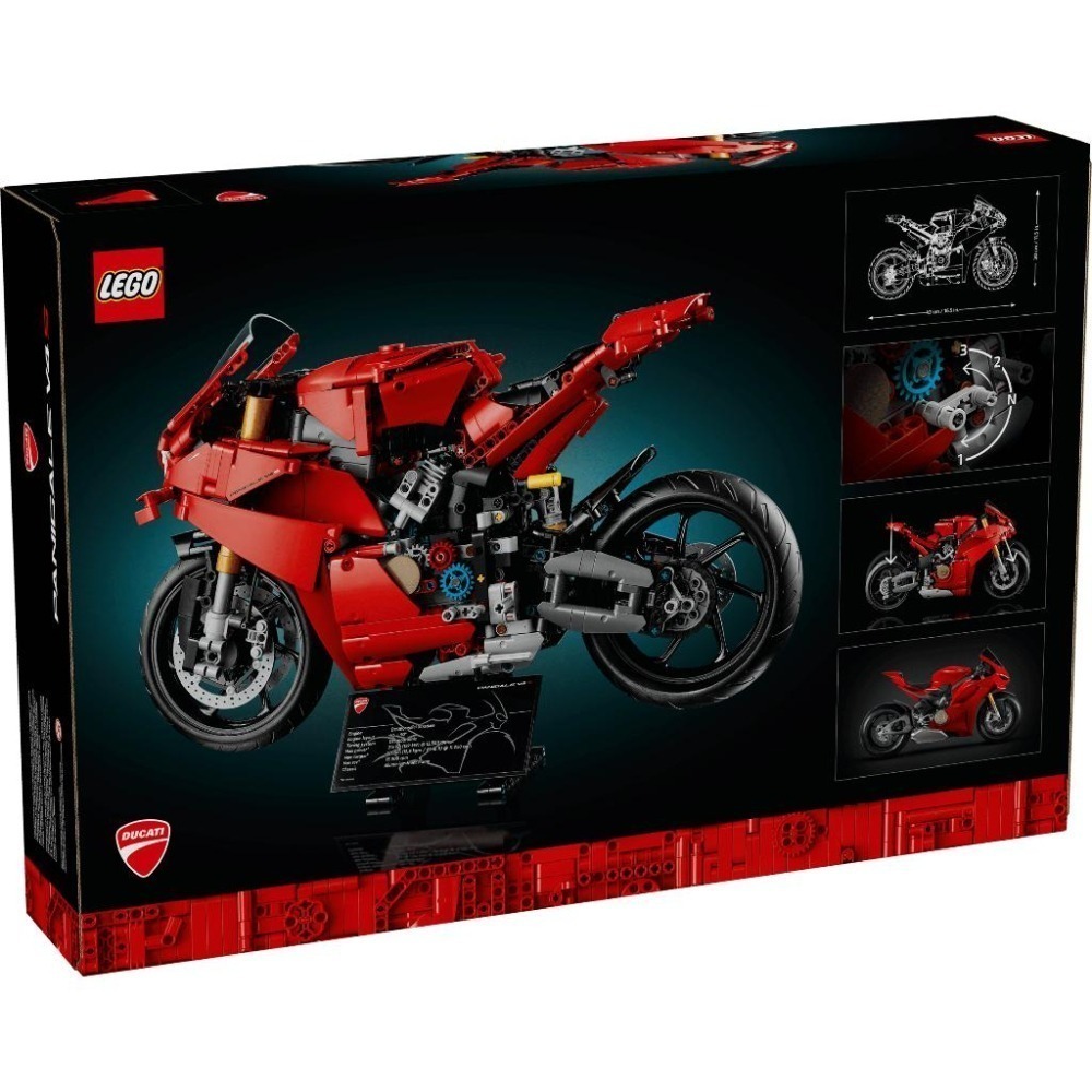 ［想樂］全新 樂高 LEGO 42202 Technic 科技 杜卡迪 Panigale V4 S 摩托車-細節圖2