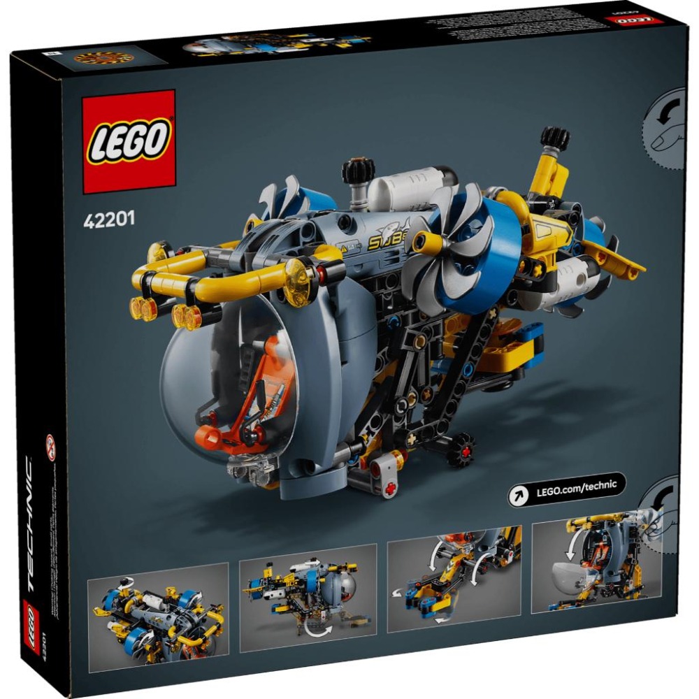 ［想樂］全新 樂高 LEGO 42201 Technic 科技 深海研究潛水艇-細節圖2