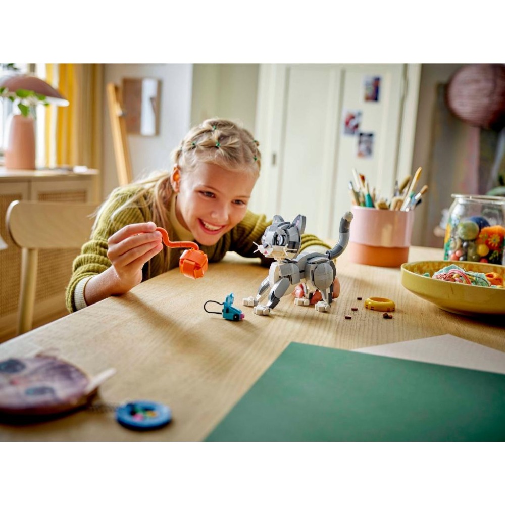 ［想樂］全新 樂高 LEGO 31163 Creator 三合一 頑皮貓咪-細節圖9