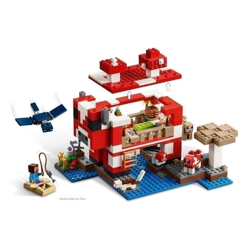 ［想樂］全新 樂高 LEGO 21270 Minecraft 創世神 蘑菇屋-細節圖5