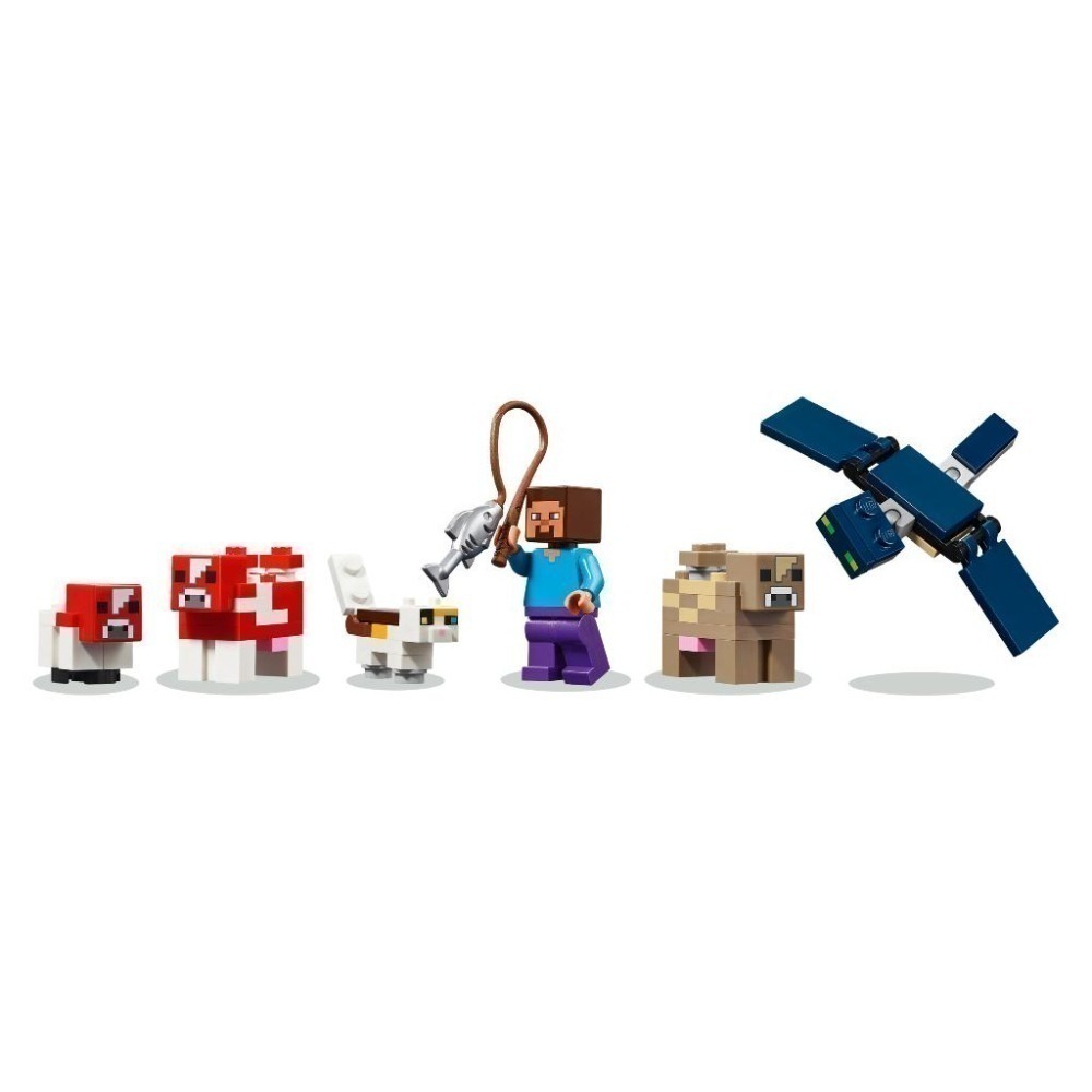 ［想樂］全新 樂高 LEGO 21270 Minecraft 創世神 蘑菇屋-細節圖4