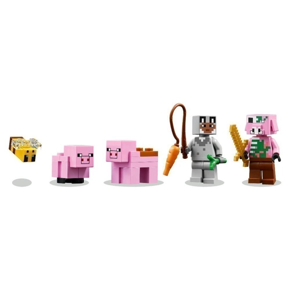 ［想樂］全新 樂高 LEGO 21268 Minecraft 創世神 豬寶寶小屋-細節圖4