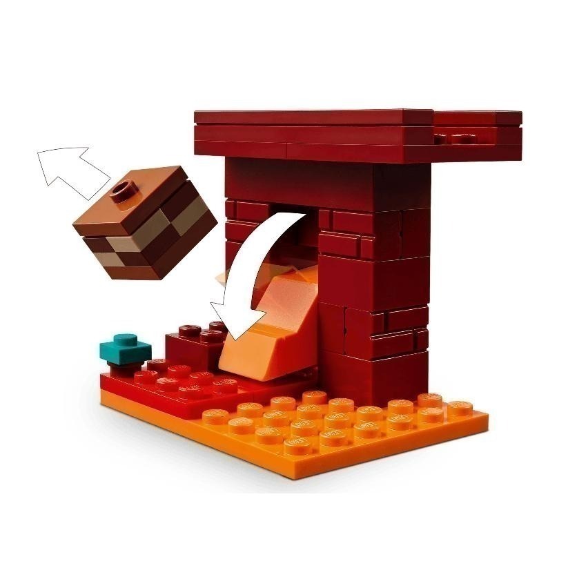 ［想樂］全新 樂高 LEGO 21266 Minecraft 創世神 地獄熔岩大戰-細節圖6