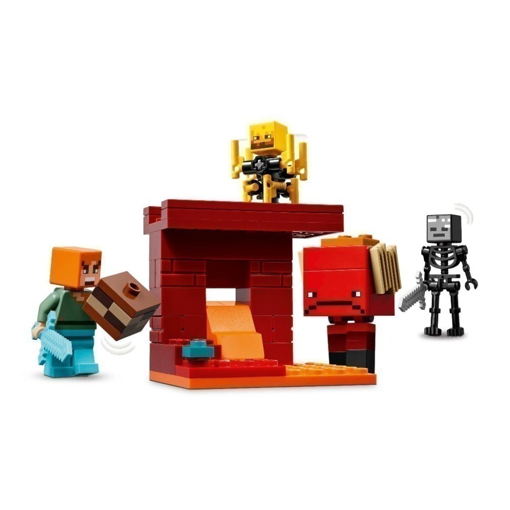 ［想樂］全新 樂高 LEGO 21266 Minecraft 創世神 地獄熔岩大戰-細節圖5