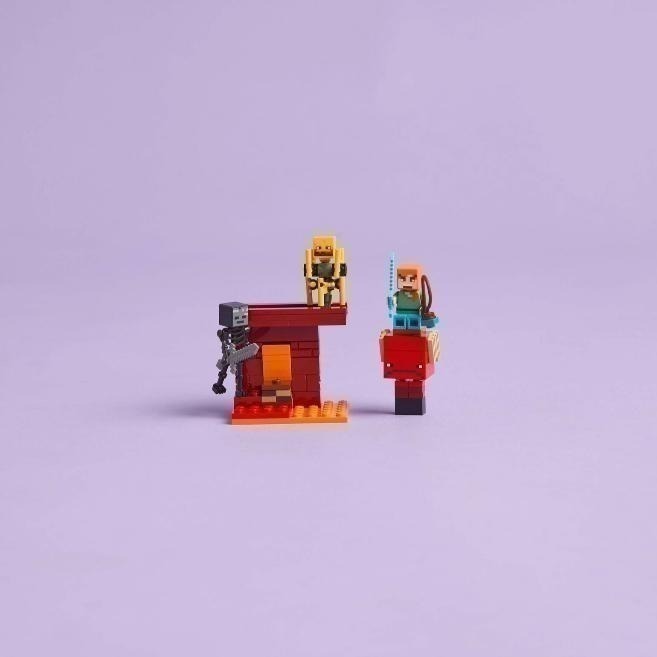 ［想樂］全新 樂高 LEGO 21266 Minecraft 創世神 地獄熔岩大戰-細節圖9