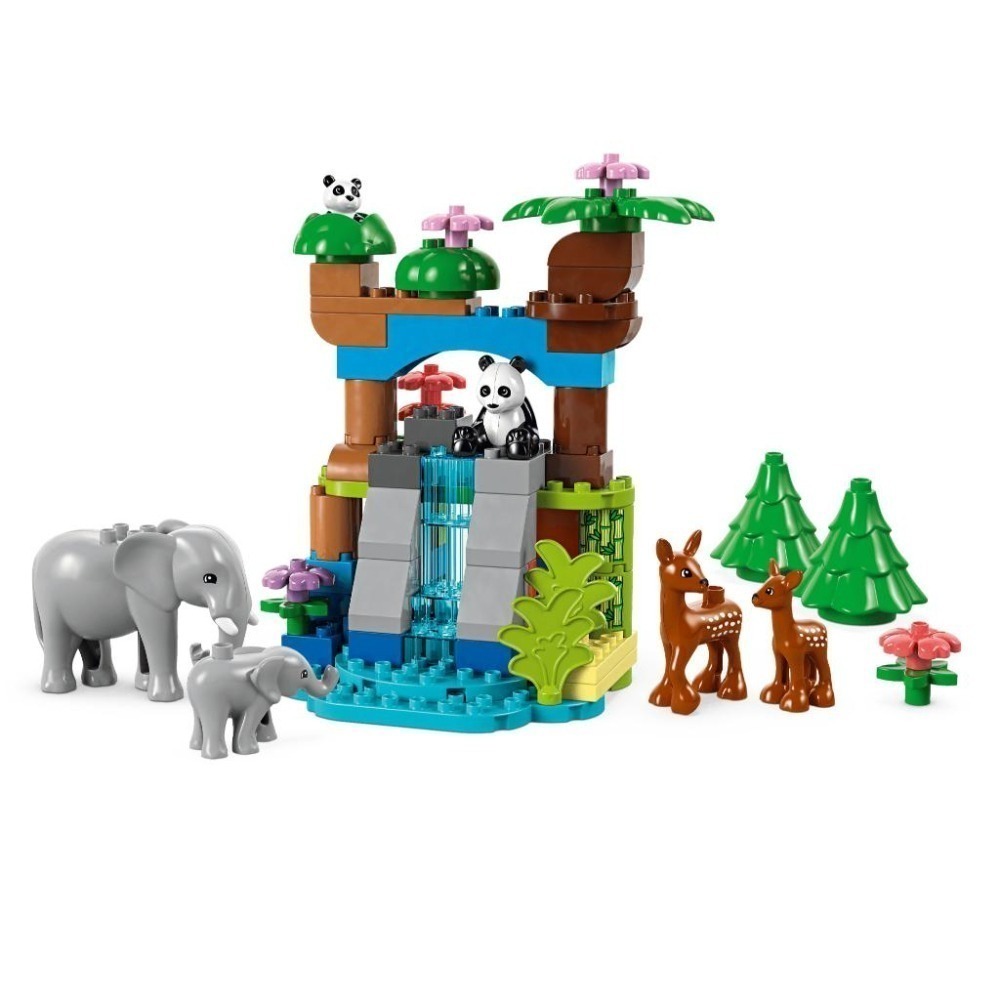 ［想樂］全新 樂高 LEGO 10446 DUPLO 得寶 3合1 野生動物家庭 (盒損)-細節圖6