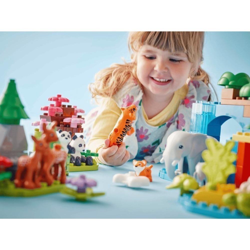 ［想樂］全新 樂高 LEGO 10446 DUPLO 得寶 3合1 野生動物家庭 (盒損)-細節圖7