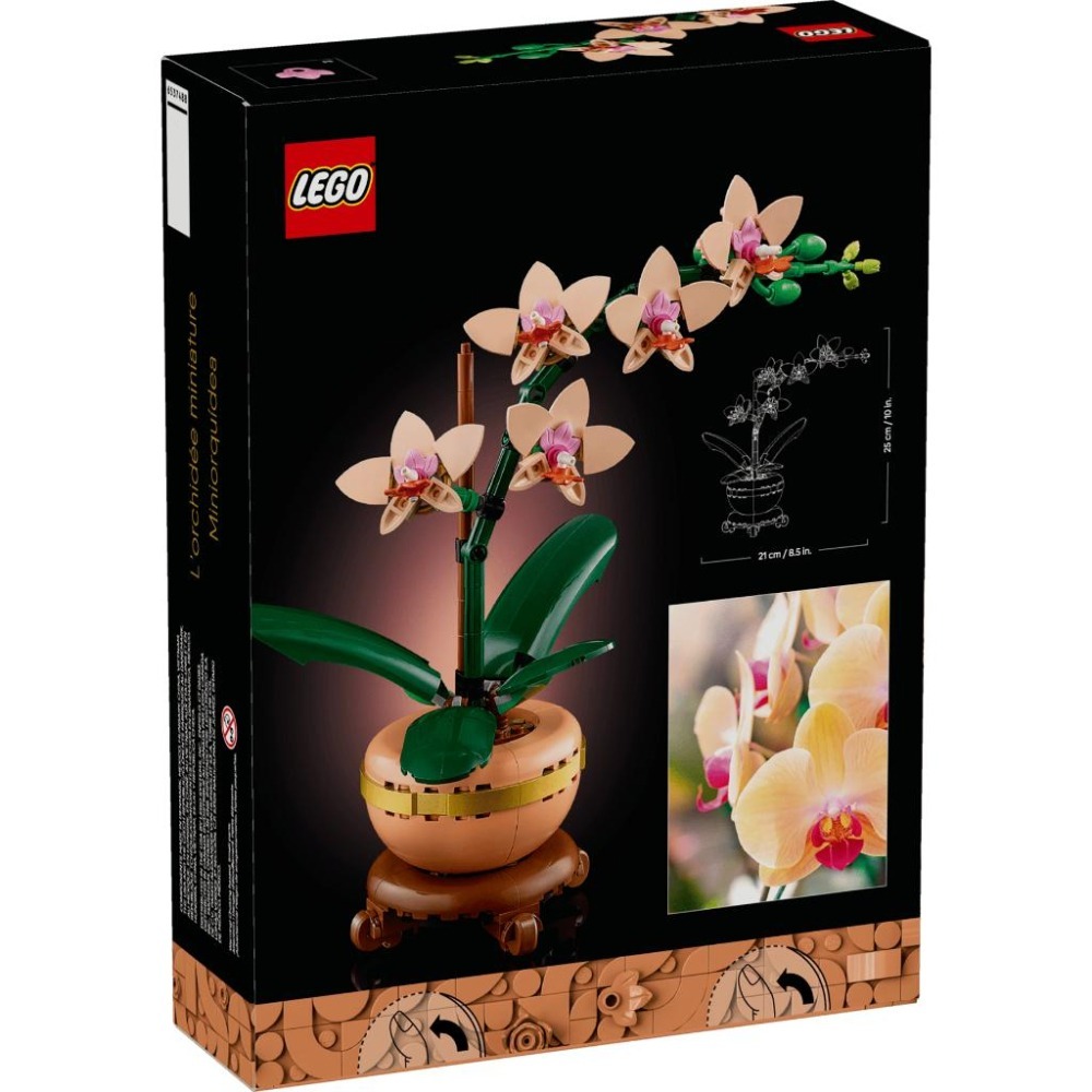 ［想樂］全新 樂高 LEGO 10343 Botanicals 花藝系列 迷你蘭花 Mini Orchid-細節圖2