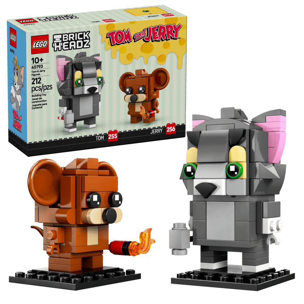［想樂］全新 樂高 LEGO 40793 Brickheadz 湯姆貓與傑利鼠玩偶 Tom And Jerry-細節圖7