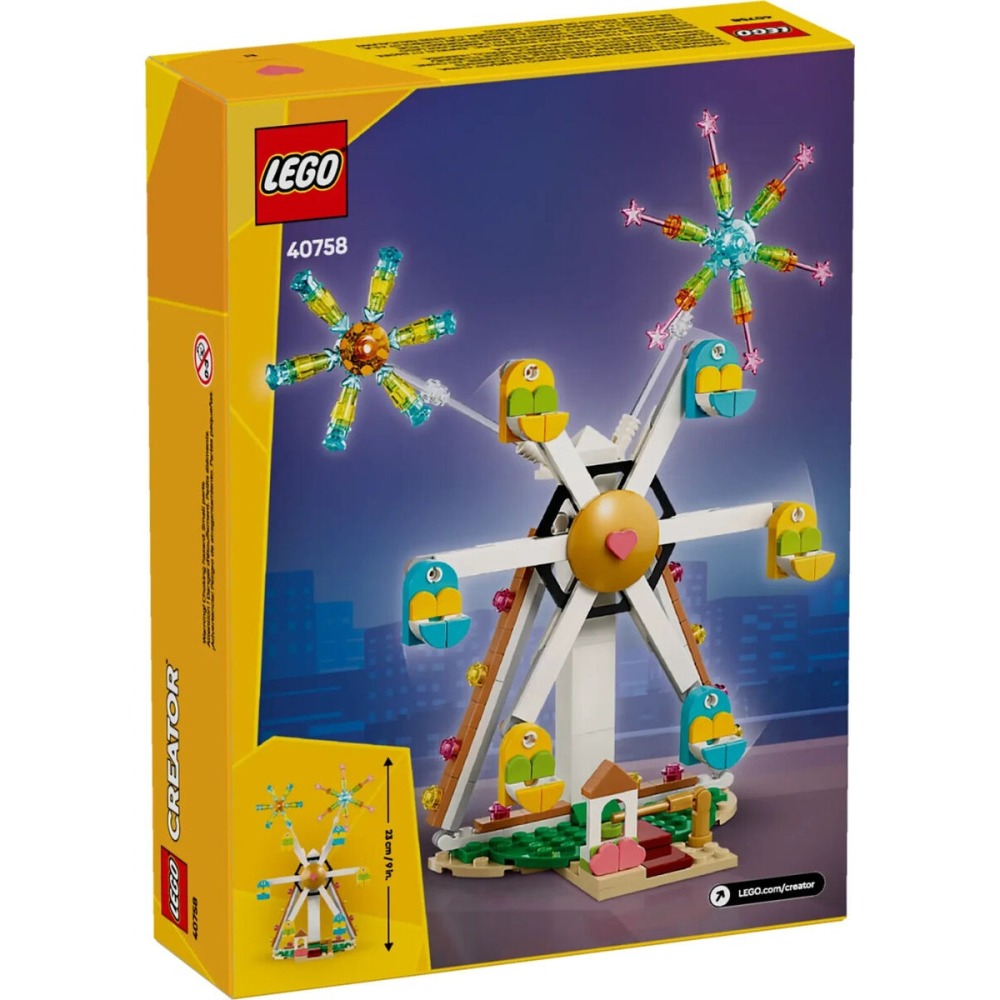 ［想樂］全新 樂高 LEGO 40758 慶典：摩天輪 煙火 Ferris Wheel with Fireworks-細節圖2