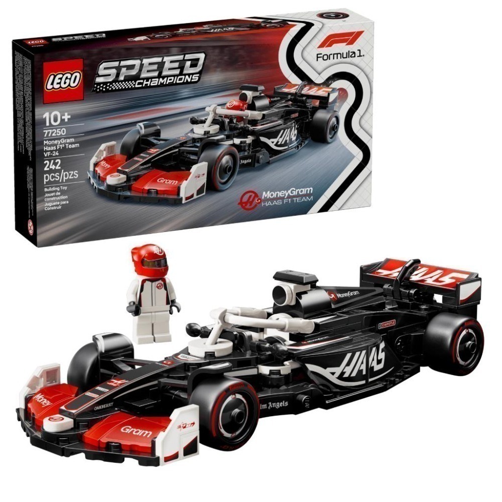 ［想樂］全新 樂高 LEGO 77250 Speed 賽車 哈斯 F1® Team VF-24 Race Car-細節圖9