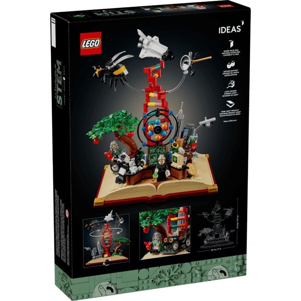［想樂］全新 樂高 LEGO 21355 Ideas STEM 的演變 The Evolution of STEM-細節圖2