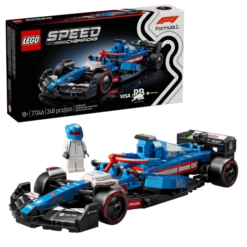 ［想樂］全新 樂高 LEGO 77246 Speed 賽車 RB VCARB 01 F1® Race Car-細節圖8
